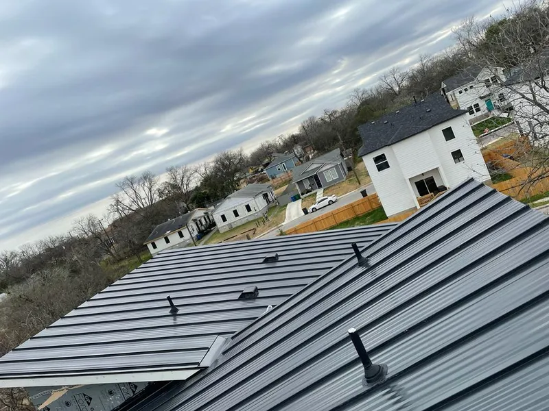 Standing seam metal roof panels with vents for Skylight Repair in Goulds